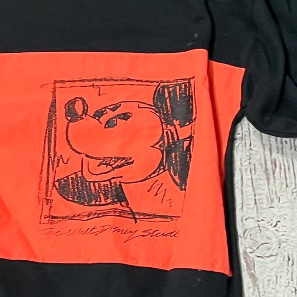 Mickey Mouse Vintage Cartoon Disney World 1980s Crewneck Sweatshirt - Picture 3 of 6